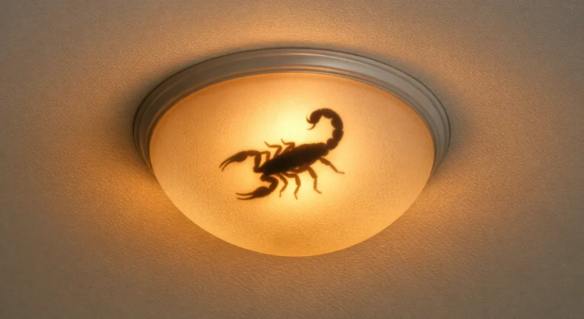 Scorpion in Light Fixture: Meaning & Safe Removal